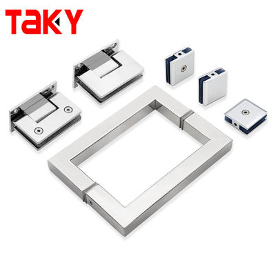 90 grados doble ducha bisagra puerta de ventana bisagras para larga vida puertas de vidrio sin marco