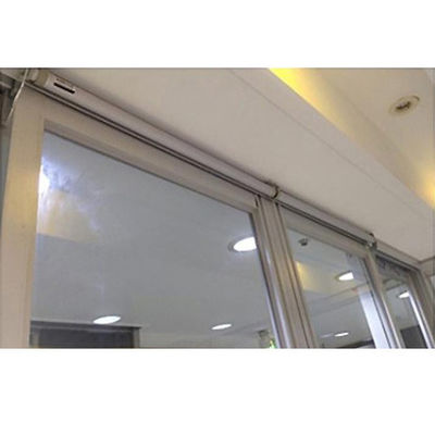 Cerradora de puertas de cristal automática neumática de cierre automático de plata para puertas deslizantes 30-80 kg