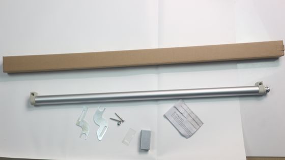 Cerradora de puertas de cristal automática neumática de cierre automático de plata para puertas deslizantes 30-80 kg