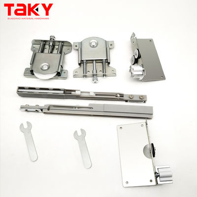 8.5cm*11cm Sliver suave cerrado rodillos corredizos de la puerta del armario para una fácil instalación