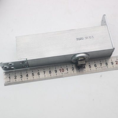 Puerta de hotel de aluminio oculta cerradora de puertas hidráulica bisagra escondido piso de resorte TK-H013M