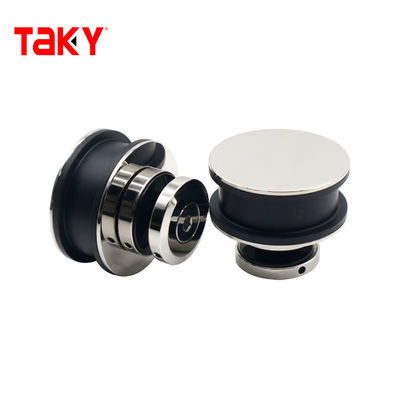 Conjunto de accesorios de puertas corredizas de ducha de plata para hardware de gabinete de baño personalizado