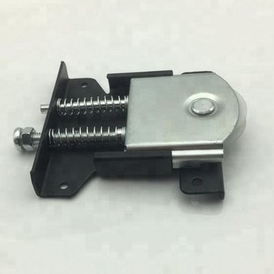 8.5cm*11cm Black Sliver América del Sur Acero de trabajo pesado ranura puerta corredera rueda de rodillo