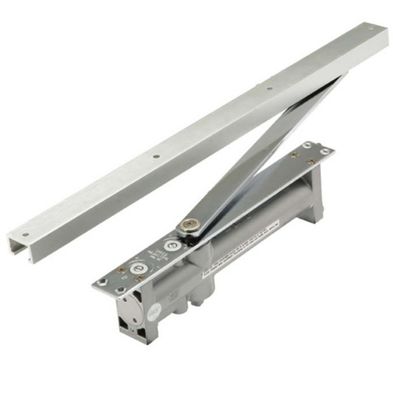 Cerradura de puertas correderas hidráulicas de plata para puertas de incendio modernas en estilo de diseño moderno