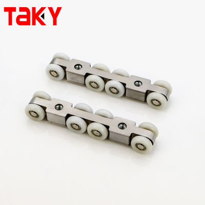 Sistema de ajuste de armario de ruedas corredizas de puerta de madera con tapa y tamaño de 8,5cm*11cm