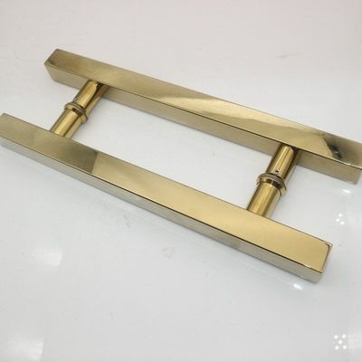 Agregue un toque de oro a su baño con manijas de puertas de cristal de ducha de acero inoxidable