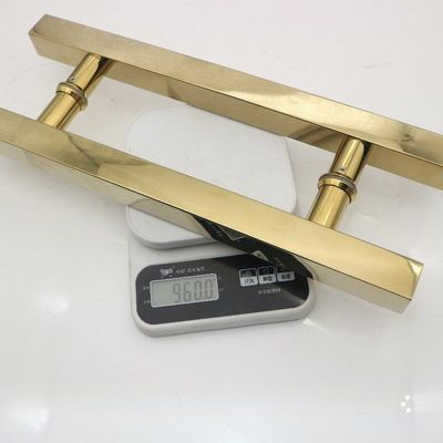 Agregue un toque de oro a su baño con manijas de puertas de cristal de ducha de acero inoxidable