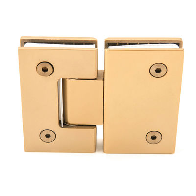 Hinge de ducha de diseño moderno de oro rosa para puerta de ducha de vidrio doblada Cerniere Box Doccia