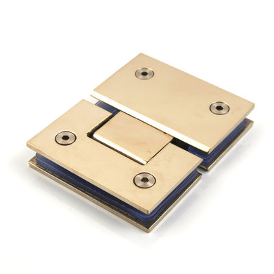 Hinge de ducha de diseño moderno de oro rosa para puerta de ducha de vidrio doblada Cerniere Box Doccia
