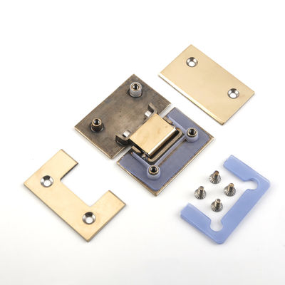 Hinge de ducha de diseño moderno de oro rosa para puerta de ducha de vidrio doblada Cerniere Box Doccia