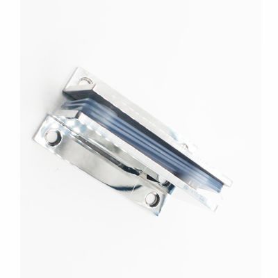 Esposas y abrazaderas de cristal de acabado cromado para mamparas de baño sin marco