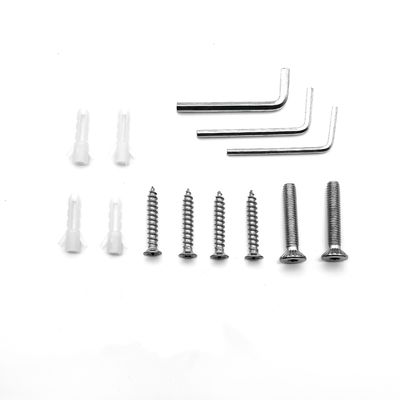 Espejo acabado puerta corredera de vidrio Kit de hardware para la ducha puerta del granero Puerta de Ducha