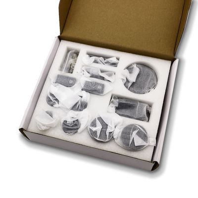Espejo acabado puerta corredera de vidrio Kit de hardware para la ducha puerta del granero Puerta de Ducha