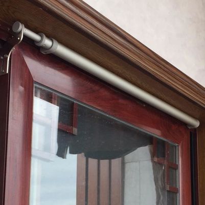 Cerradura de puertas de madera de cierre suave con acabado de impresión de plata y sistema hidráulico
