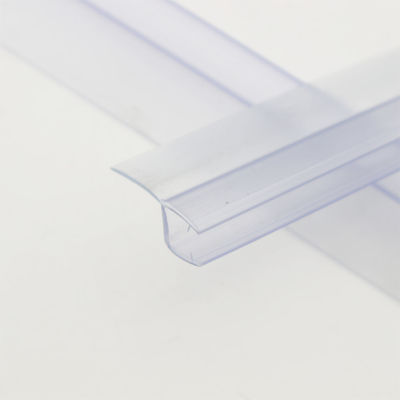 Banda de sellado de puertas de ducha de vidrio templado sin marco de 6-12 mm con sellos de PVC impermeables