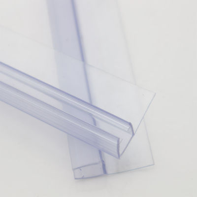 Banda de sellado de puertas de ducha de vidrio templado sin marco de 6-12 mm con sellos de PVC impermeables