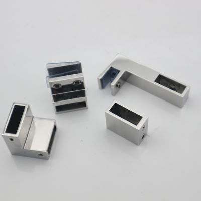 Conector de abrazaderas sin marco bisagra de vidrio para 5 mm de espesor de vidrio F forma de ajuste de vidrio