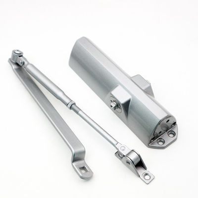 Cerradora de puertas automática de aluminio de trabajo pesado Ferme Porte Automatique con impresión de plata
