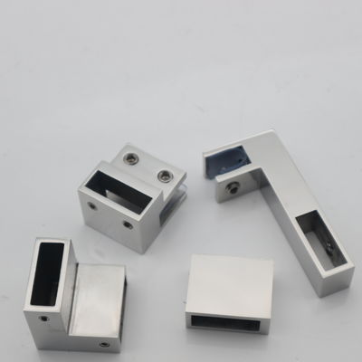 Conector de abrazaderas sin marco bisagra de vidrio para 5 mm de espesor de vidrio F forma de ajuste de vidrio