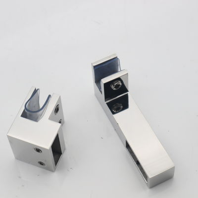 Conector de abrazaderas sin marco bisagra de vidrio para 5 mm de espesor de vidrio F forma de ajuste de vidrio