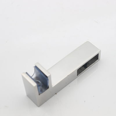 Conector de abrazaderas sin marco bisagra de vidrio para 5 mm de espesor de vidrio F forma de ajuste de vidrio