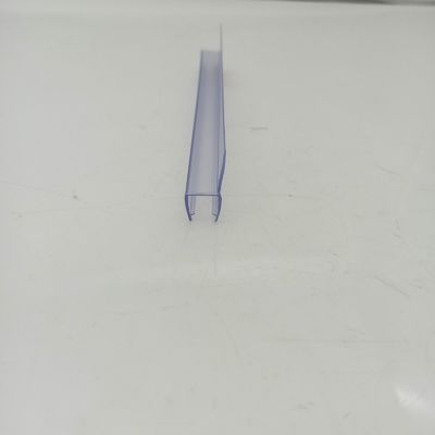 6-12mm de vidrio Compatible con 180 grados de PVC de caucho H canal de fondo de vidrio de la ducha sello de la puerta de la tira