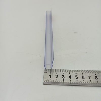6-12mm de vidrio Compatible con 180 grados de PVC de caucho H canal de fondo de vidrio de la ducha sello de la puerta de la tira
