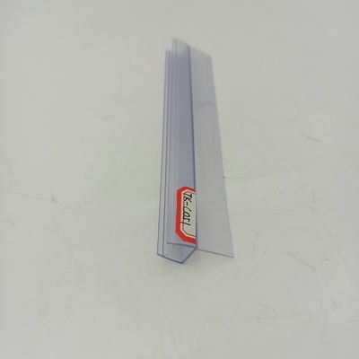 6-12mm de vidrio Compatible con 180 grados de PVC de caucho H canal de fondo de vidrio de la ducha sello de la puerta de la tira