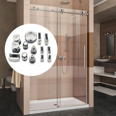 8-12 Vidrio de seguridad grueso Hardware Sistema de vidrio conjunto Accesorios de baño Kit de puertas correderas