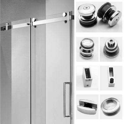 8-12 Vidrio de seguridad grueso Hardware Sistema de vidrio conjunto Accesorios de baño Kit de puertas correderas