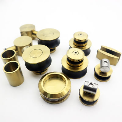 70mm Gran Rueda 8-12mm Puertas corredizas de vidrio sin marco Kit exterior para la sala de ducha