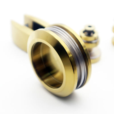 70mm Gran Rueda 8-12mm Puertas corredizas de vidrio sin marco Kit exterior para la sala de ducha