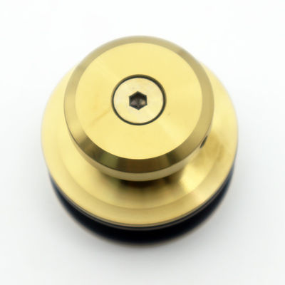 Sistema de puertas correderas sin marco anti-bronce para acabado de vidrio seguro de 8-12 mm de espesor