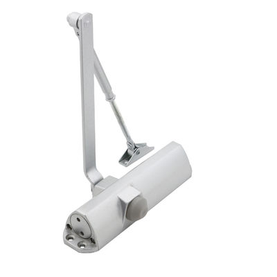 Cerradura de puertas de cámara de acción de control remoto inalámbrico de aluminio hidráulico de plata para puertas de PVC
