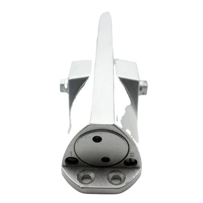 Cerradura de puertas de cámara de acción de control remoto inalámbrico de aluminio hidráulico de plata para puertas de PVC