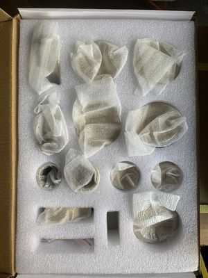 Accesorio de puerta corredera de alta dureza y durabilidad para puerta de vidrio simple en oro polaco
