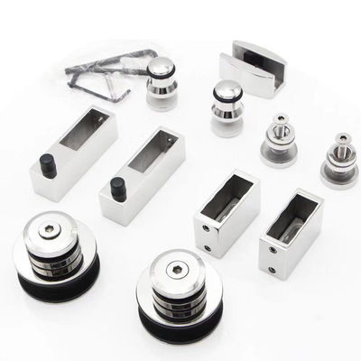 12mm de vidrio estilo recto de esquinas deslizantes kits de ajuste más popular en el mercado estadounidense