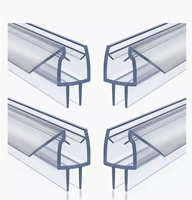 Función de elevación larga PVC de plástico de la puerta de la ducha del fondo de la correa de sellado para baños modernos