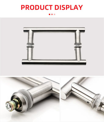 24 pulgadas Puxador de inoxidable de baño manija de puerta de vidrio tira para el hardware de la puerta de entrada