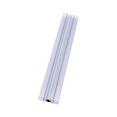 Banda de sellado impermeable de PVC magnético sin marco para puerta corredera de ducha de vidrio de 6mm 8mm 10mm