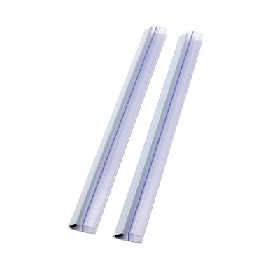 Banda de sellado impermeable de PVC magnético sin marco para puerta corredera de ducha de vidrio de 6mm 8mm 10mm