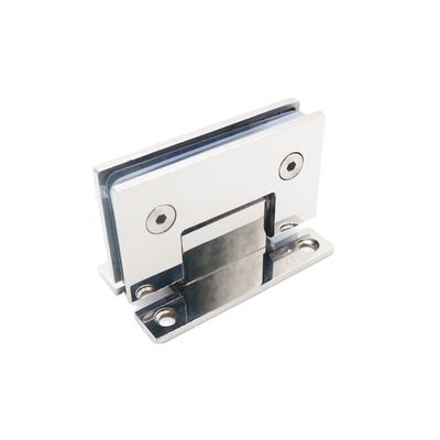 90 grados de vidrio a la pared Bañera de la puerta de la ducha en acero satinado Hardware para la ducha del baño