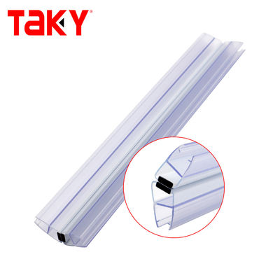 Banda de sellado de PVC impermeable para ducha de vidrio de 6 mm-10 mm Puerta corredera de estilo abierto corredera