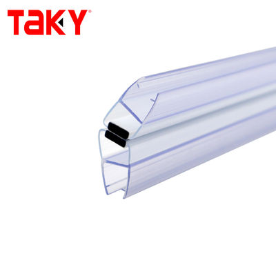 Banda de sellado de PVC impermeable para ducha de vidrio de 6 mm-10 mm Puerta corredera de estilo abierto corredera