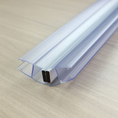 Banda de sellado de PVC impermeable para ducha de vidrio de 6 mm-10 mm Puerta corredera de estilo abierto corredera