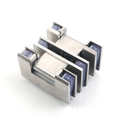 Vidrio fijo de 8-10 mm de 360 grados de vidrio a vidrio Baño de ducha Cabinas de puerta de vidrio bisagras estilo de diseño moderno