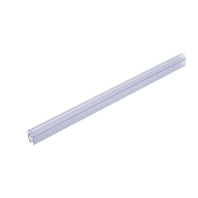 Color súper claro 6-12MM Ambiental Sello de puerta de ducha de PVC coextrusionado para puerta de vidrio