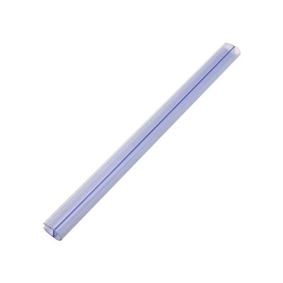 Banda de sellado de ducha de extrusión H transparente para sellado de puertas de PVC suave en baños