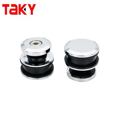Apariencia cuadrada Accesorios de puertas corredizas de vidrio para el hardware de puertas de vidrio del comerciante