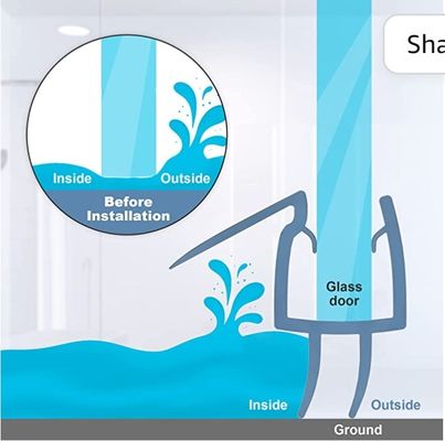 12 mm de plástico para la puerta de la ducha Medio ambiente Coextrusión de PVC